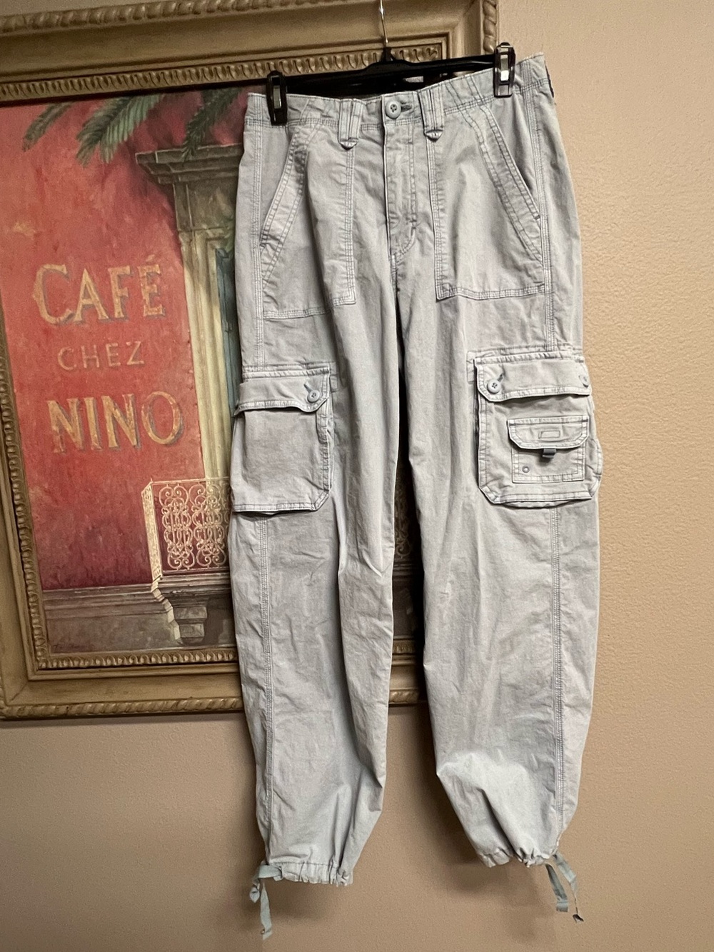 American Eagle Powder Blue Baggy Joggers